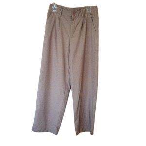 ----  Wide Leg Beige Tan Pants Trousers Euro Size 42 (Fit Size 8)